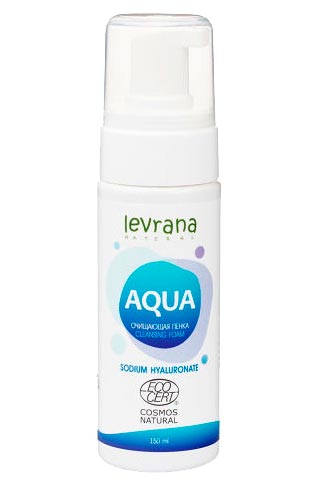 Пенка для умывания Aqua с гиалуроновой кислотой | Levrana