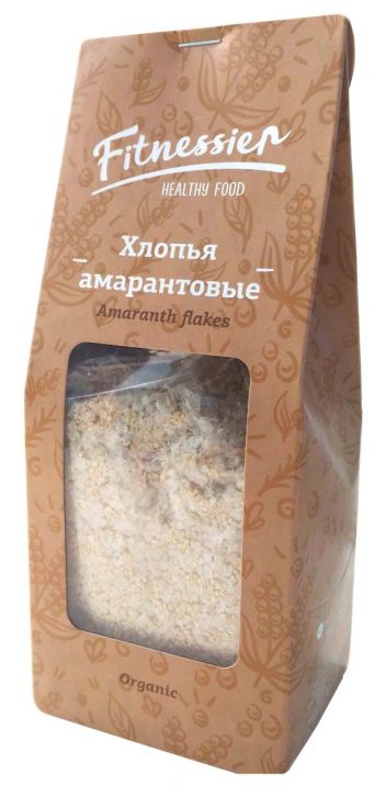 Хлопья амарантовые органические Fitnessier