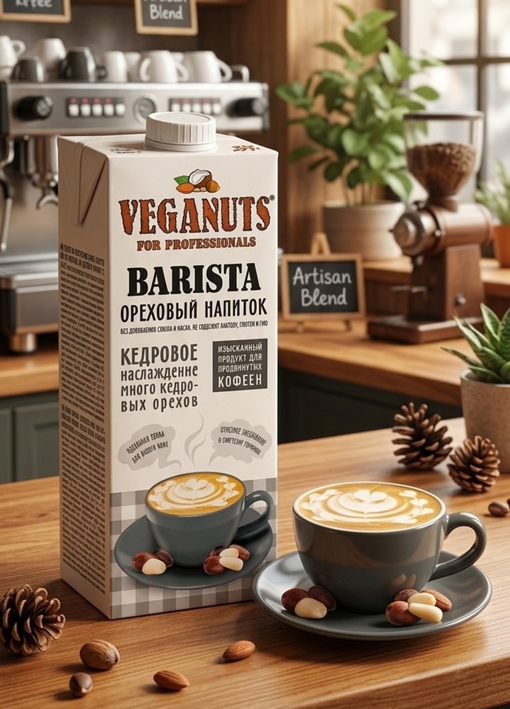 Молоко кедровое «Barista» | Veganuts