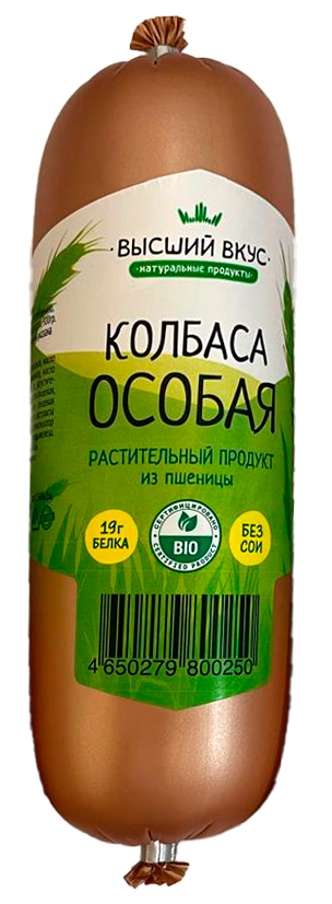 Колбаса растительная Особая | Высший вкус