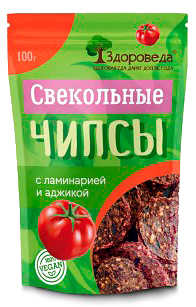 Чипсы свекольные с ламинарией и аджикой | Здороведа