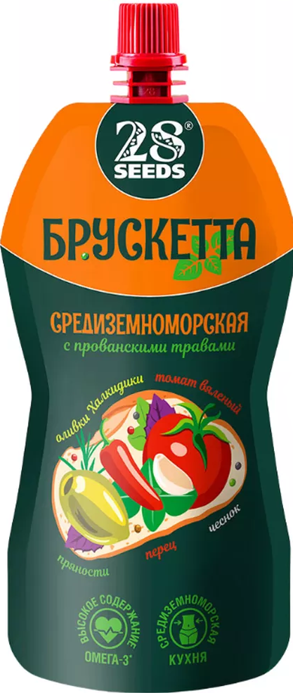 Брускетта Средиземноморская с прованскими травами | 28SEEDS