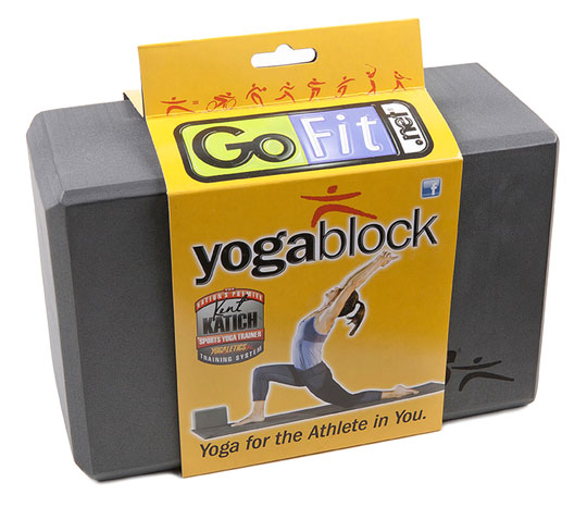 Блок для йоги «GoFit» широкий