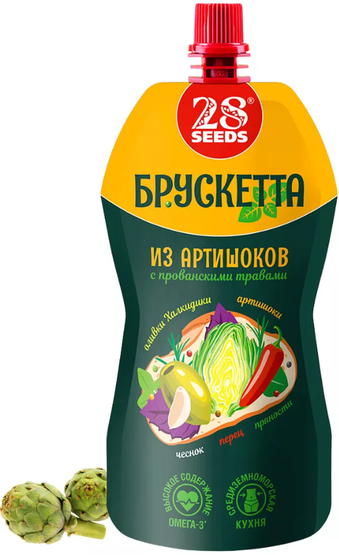 Брускетта из Артишока с прованскими травами | 28SEEDS