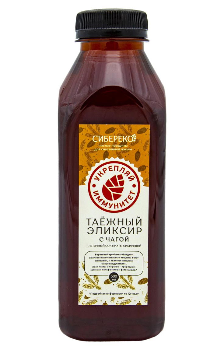 Таежный эликсир с чагой | СибирьЭко