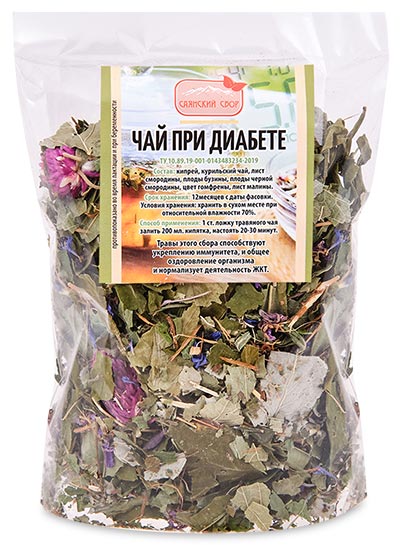 Чай при диабете | Саянский сбор