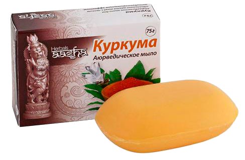 Мыло аюрведическое Куркума | Aasha