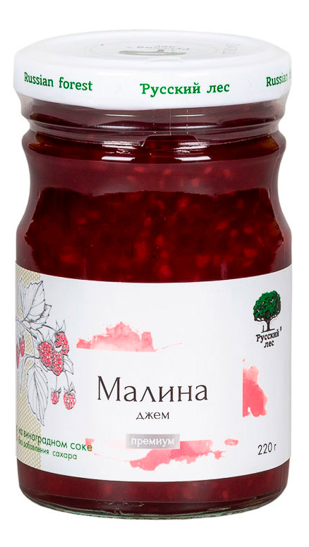 Джем без сахара Малина | Русский Лес