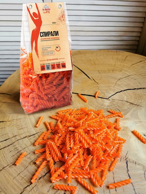 Паста из красной чечевицы без глютена For Fit | Pasta la Bella