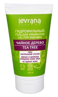 Гель для умывания гидрофильный Чайное Дерево | Levrana
