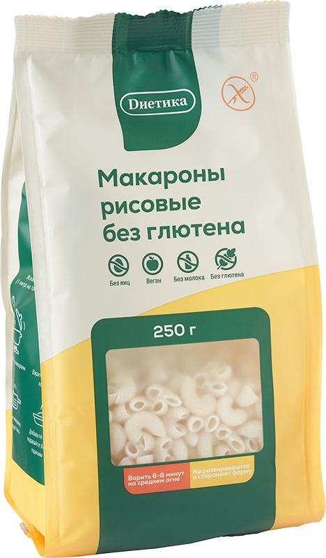 Макароны рисовые без глютена | Dиетика