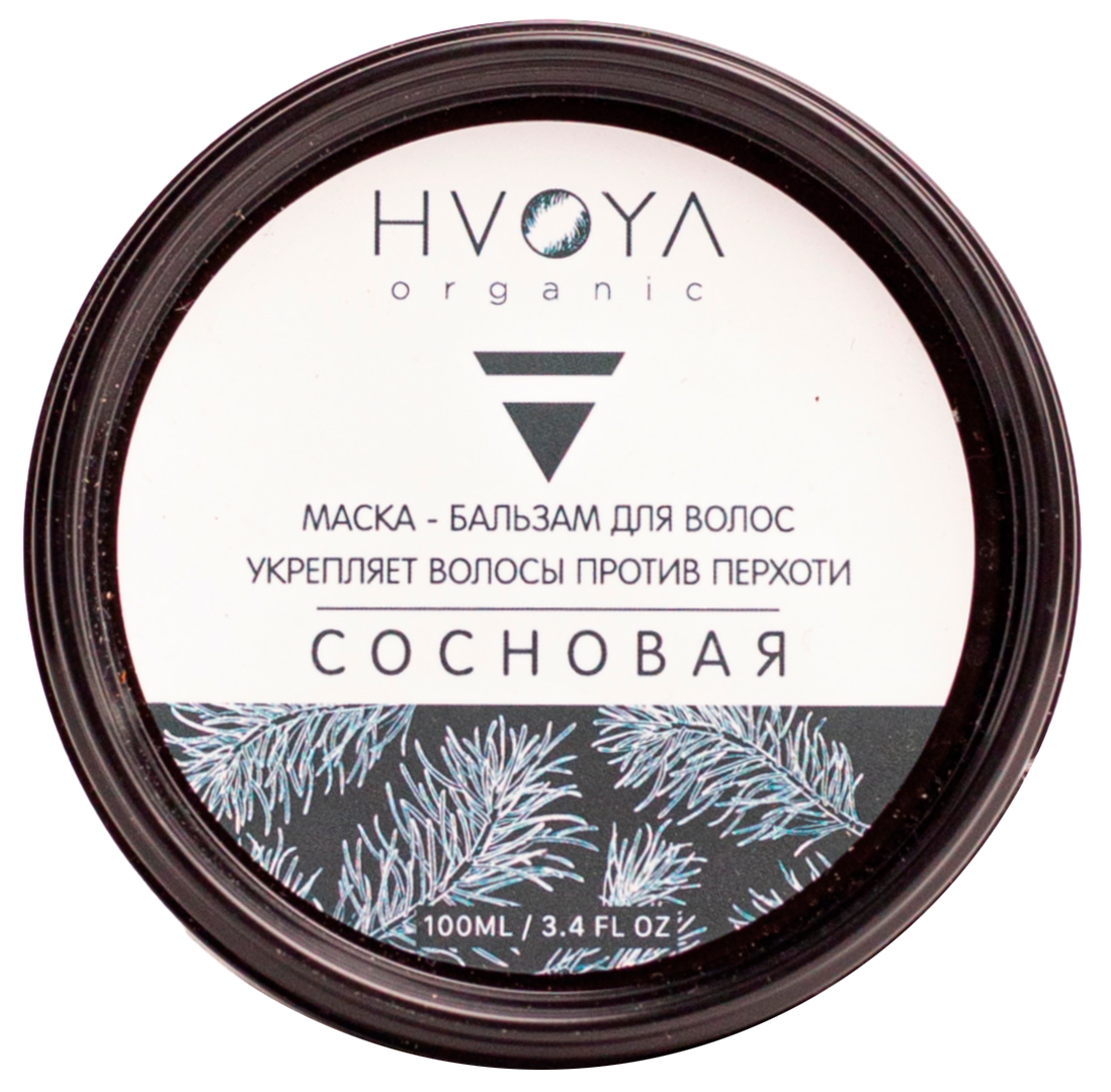 Маска-бальзам для волос против перхоти Сосновая | Hvoya