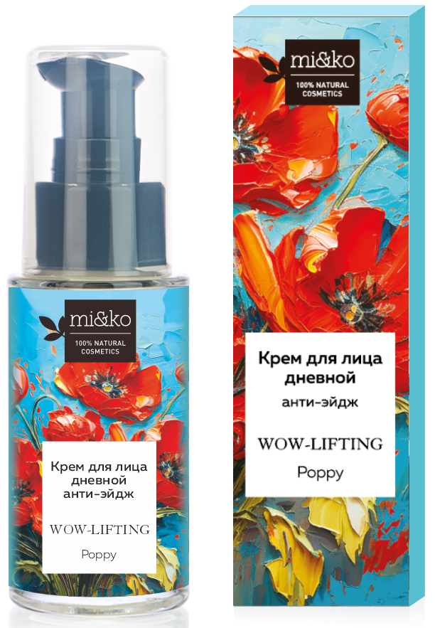 Дневной анти-эйдж крем для лица «Poppy» | МиКо