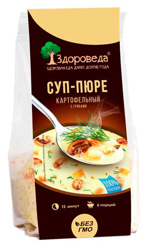 Суп-пюре картофельный с грибами | Здороведа