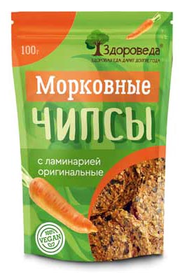 Чипсы морковные с ламинарией оригинальные | Здороведа