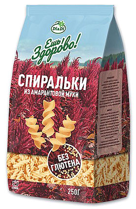 Макароны из амарантовой муки без глютена Di&Di