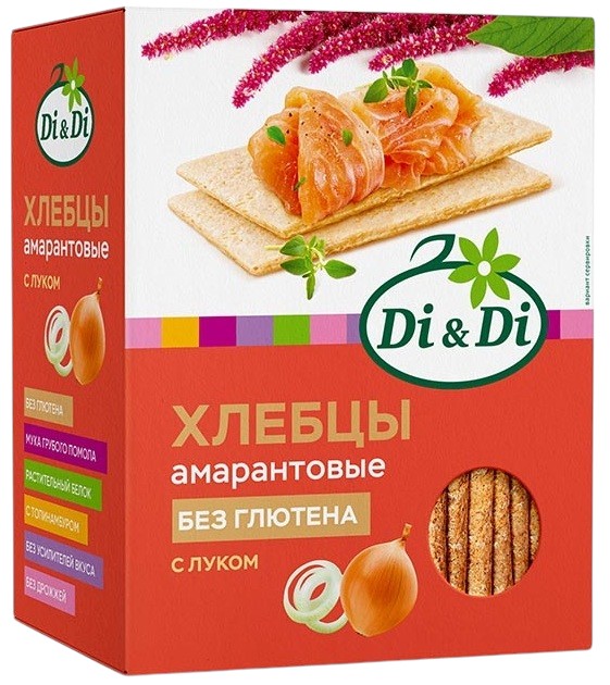 Хлебцы амарантовые с луком | Di&Di