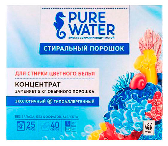 Стиральный порошок для цветного белья | Pure Water