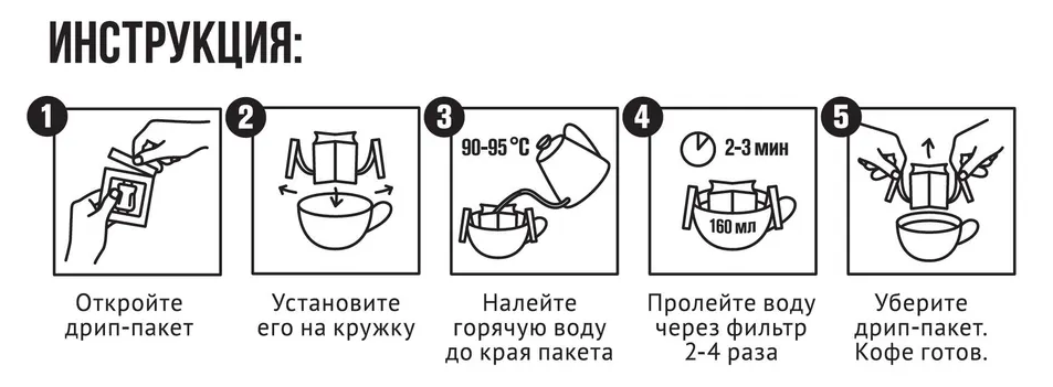 Кофе в дрип-пакете Black'n'Milk | Sibaristica