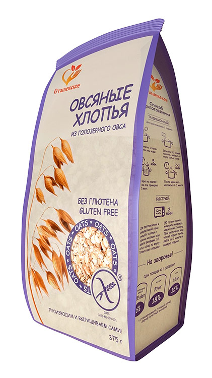 Хлопья овсяные без глютена | Сташевское