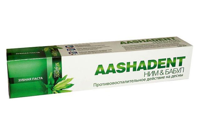 Зубная паста Aashadent Ним & Бабул