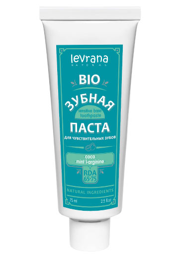 Зубная паста «Сoco & mint & l-arginine» | Levrana