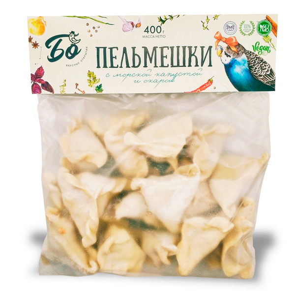 Пельмешки Морская капуста и Окара | Бо
