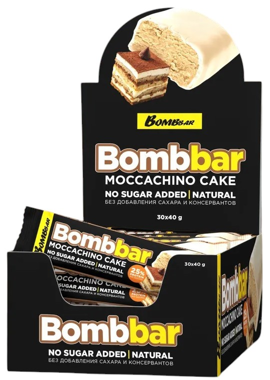 Батончик глазированный Торт —  Моккачино | Bombbar
