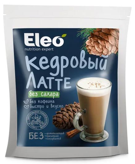 Напиток Кедровый Латте без сахара | Eleo