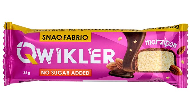 Батончик Qwikler Марципановый | Snaq Fabriq