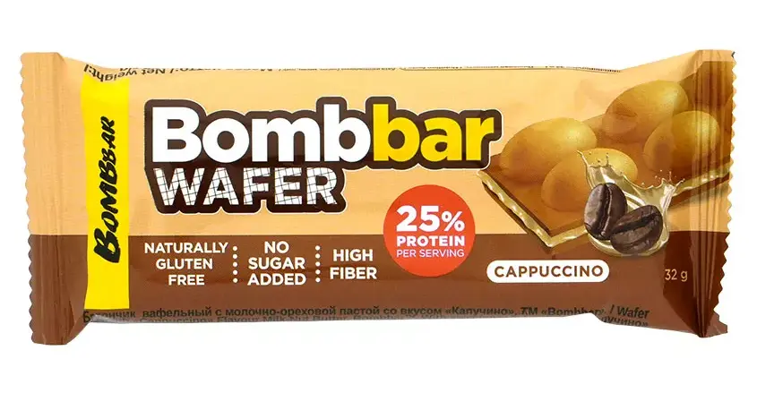 Протеиновая вафля Капучино | Bombbar