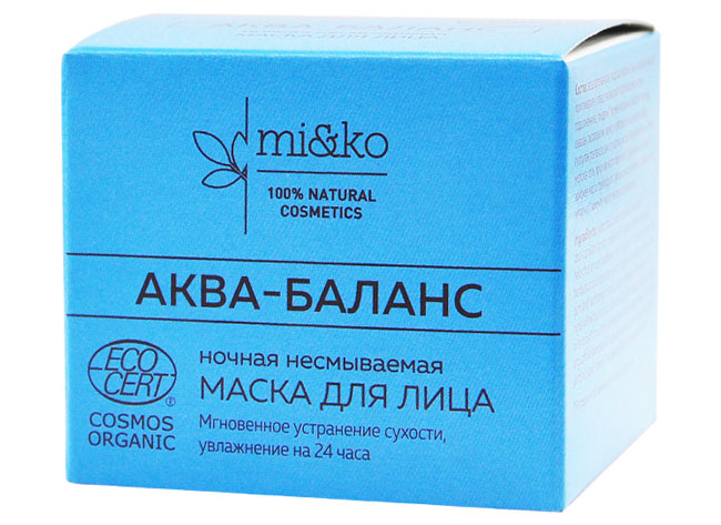 Маска для лица Аква Баланс | МиКо