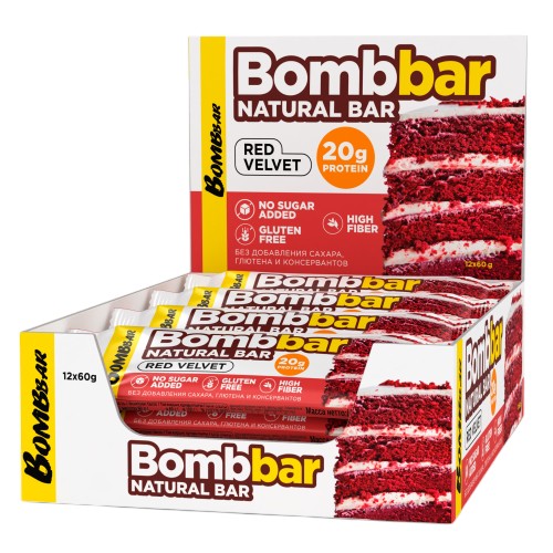 Батончик Красный бархат | Bombbar
