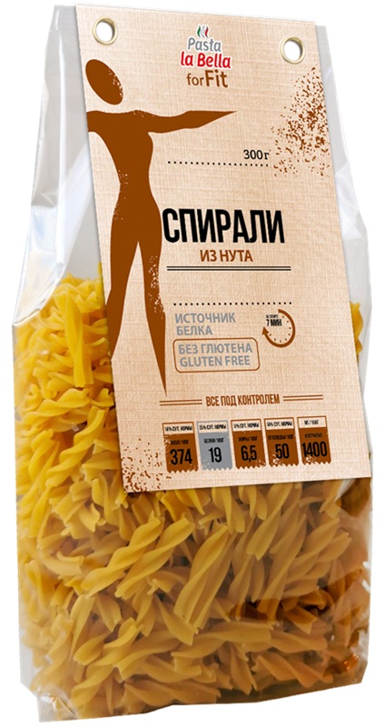 Паста из нута без глютена For Fit | Pasta la Bella