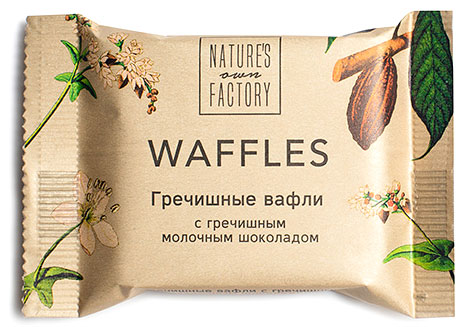 Вафли с гречишным молочным шоколадом | Natures own Factory