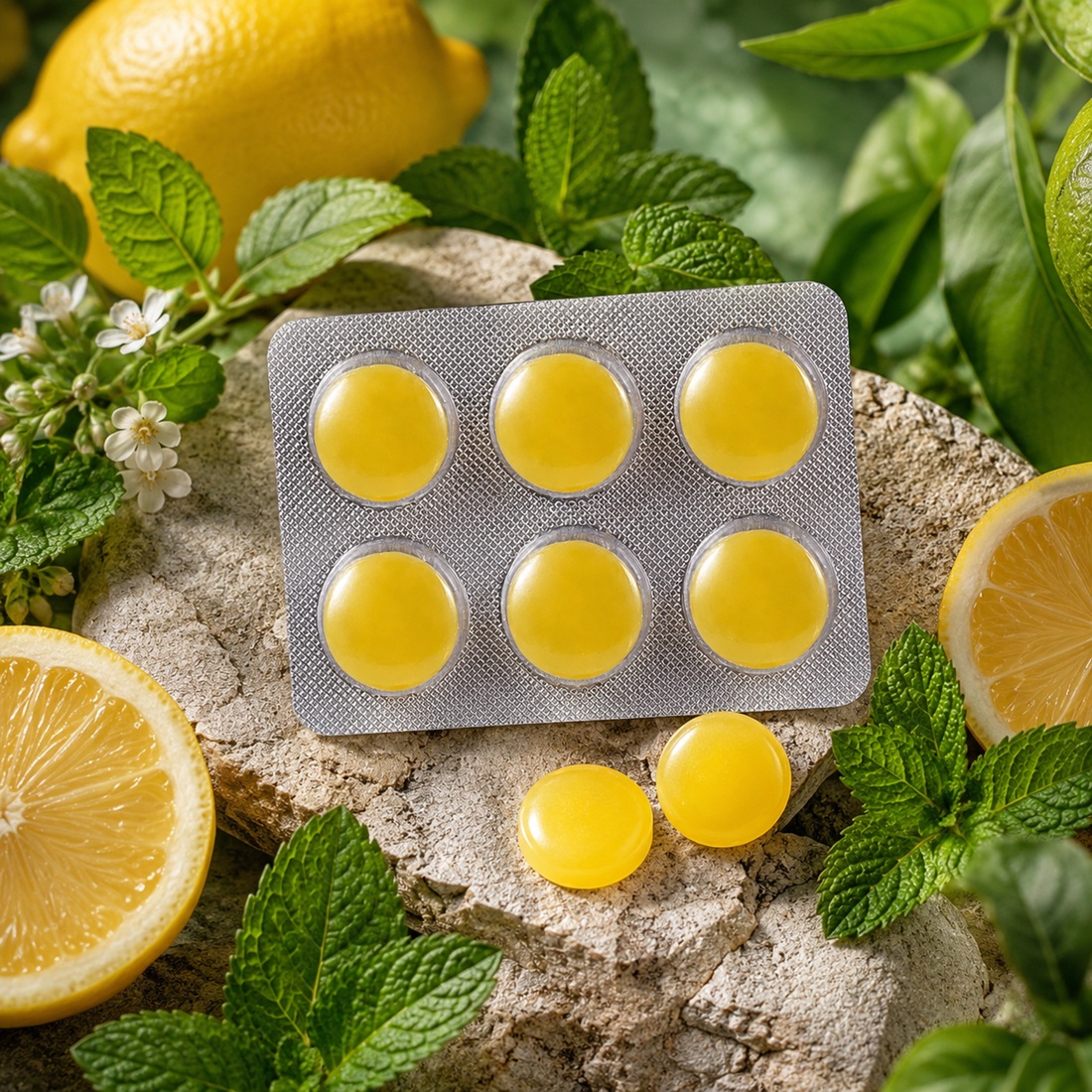 Леденцовая карамель «Тулси и Лимон» | Sangam Herbals