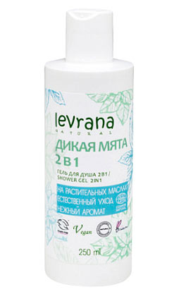 Гель для душа 2 в 1 Дикая мята | Levrana