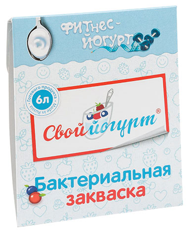 Закваска лиофилизированная Нормофлор Фитнес-йогурт | Свой йогурт