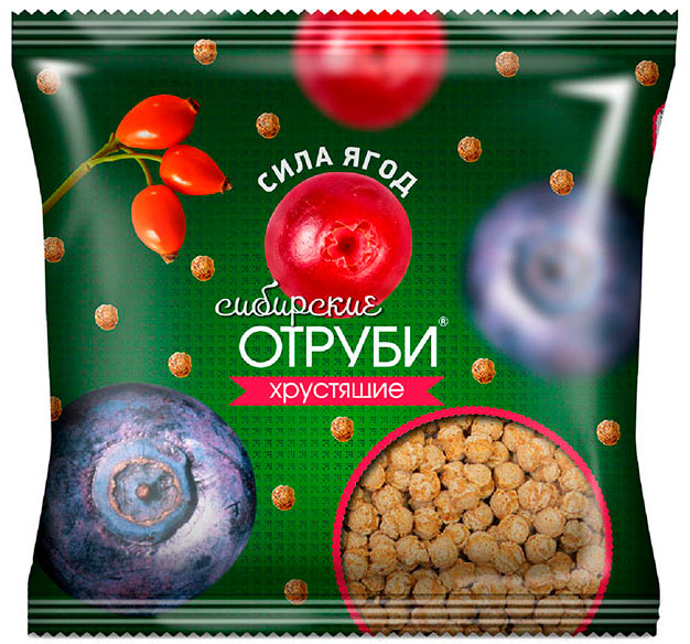 Хрустящие отруби «Сила ягод»
