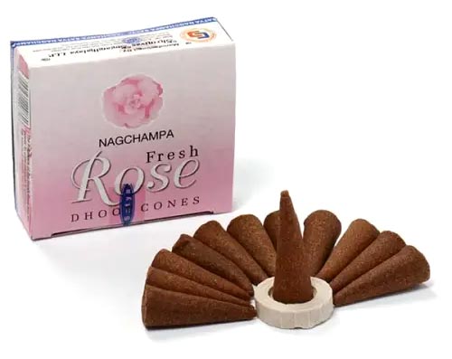 Благовония конусы «Fresh Rose Back Flow»