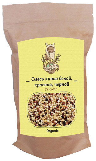 Смесь Белой — Красной — Черной органической Киноа