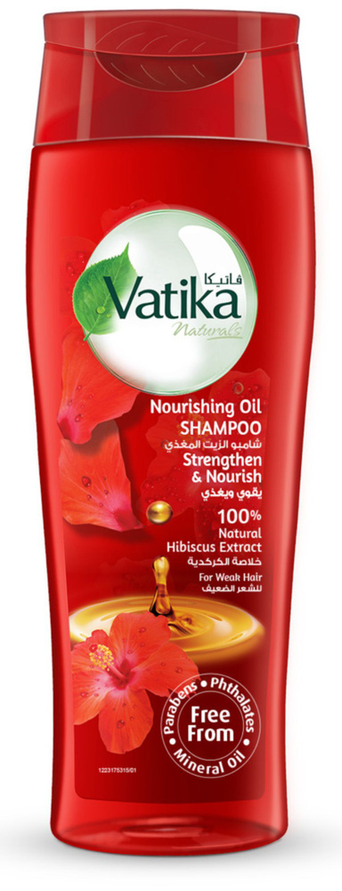 Шампунь против ломкости волос с маслом гибискуса | Dabur Vatika