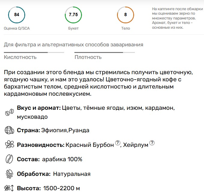 Кофе в дрип-пакете Berryflower | Sibaristica