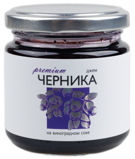 Джем без сахара Черника | Русский Лес