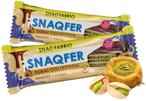 Батончик Snaqfer вафельный Дубайский | Snaq Fabriq