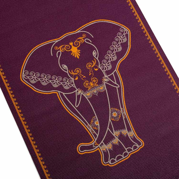 Коврик для йоги Leela Big Elephant