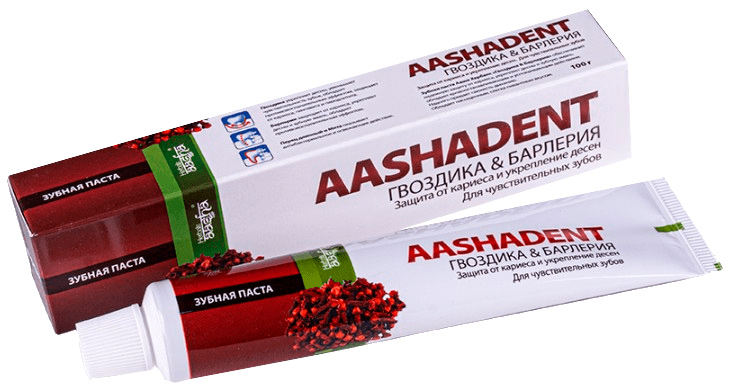 Зубная паста Aashadent Гвоздика — Барлерия