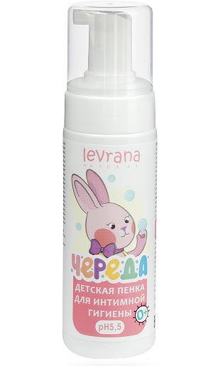 Пенка детская для интимной гигиены Череда | Levrana