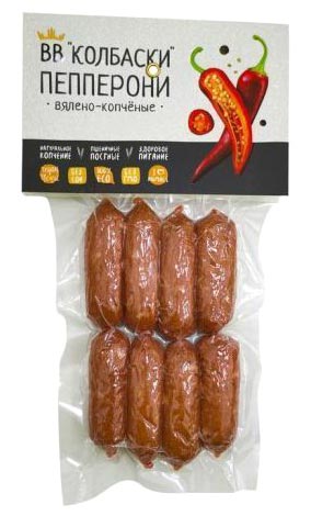 Колбаски вялено-копченые Пепперони | Высший вкус