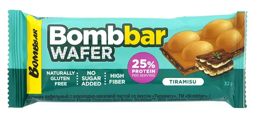 Протеиновая вафля Тирамису | Bombbar